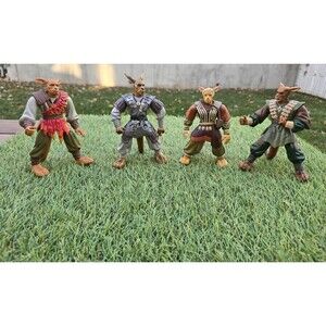 Lot 4 Warriors of Virtue Action Figures 1996 IJL CREATION / LBEI KANGAROOS